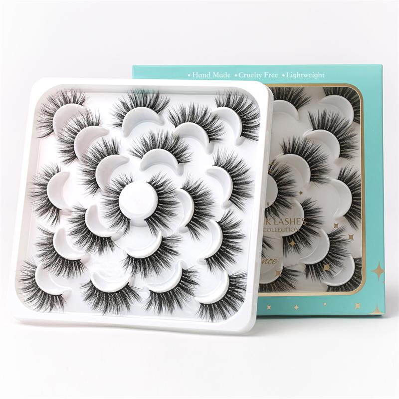 16MM-18MM 3D Faux Mink Lashes （10 Pairs）