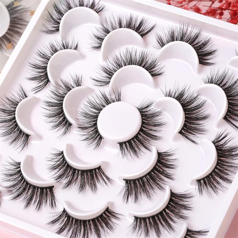 16MM-18MM 3D Faux Mink Lashes （10 Pairs）